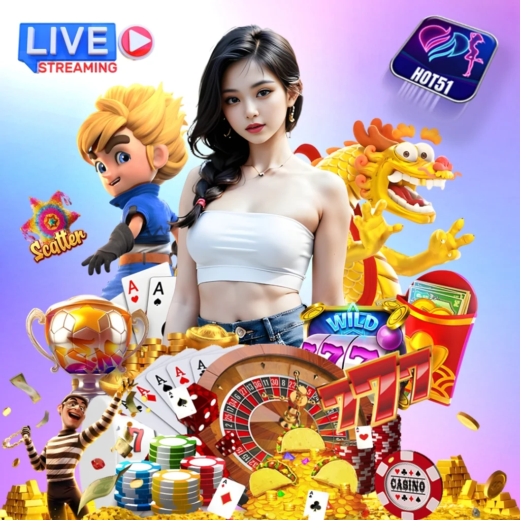 HOT51 apk mod casino and live stream