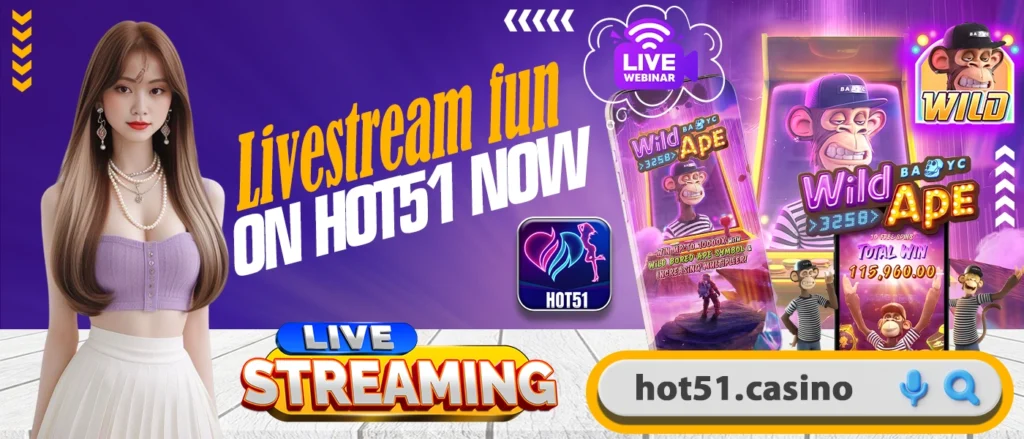 HOT51 apk mod casino and live stream