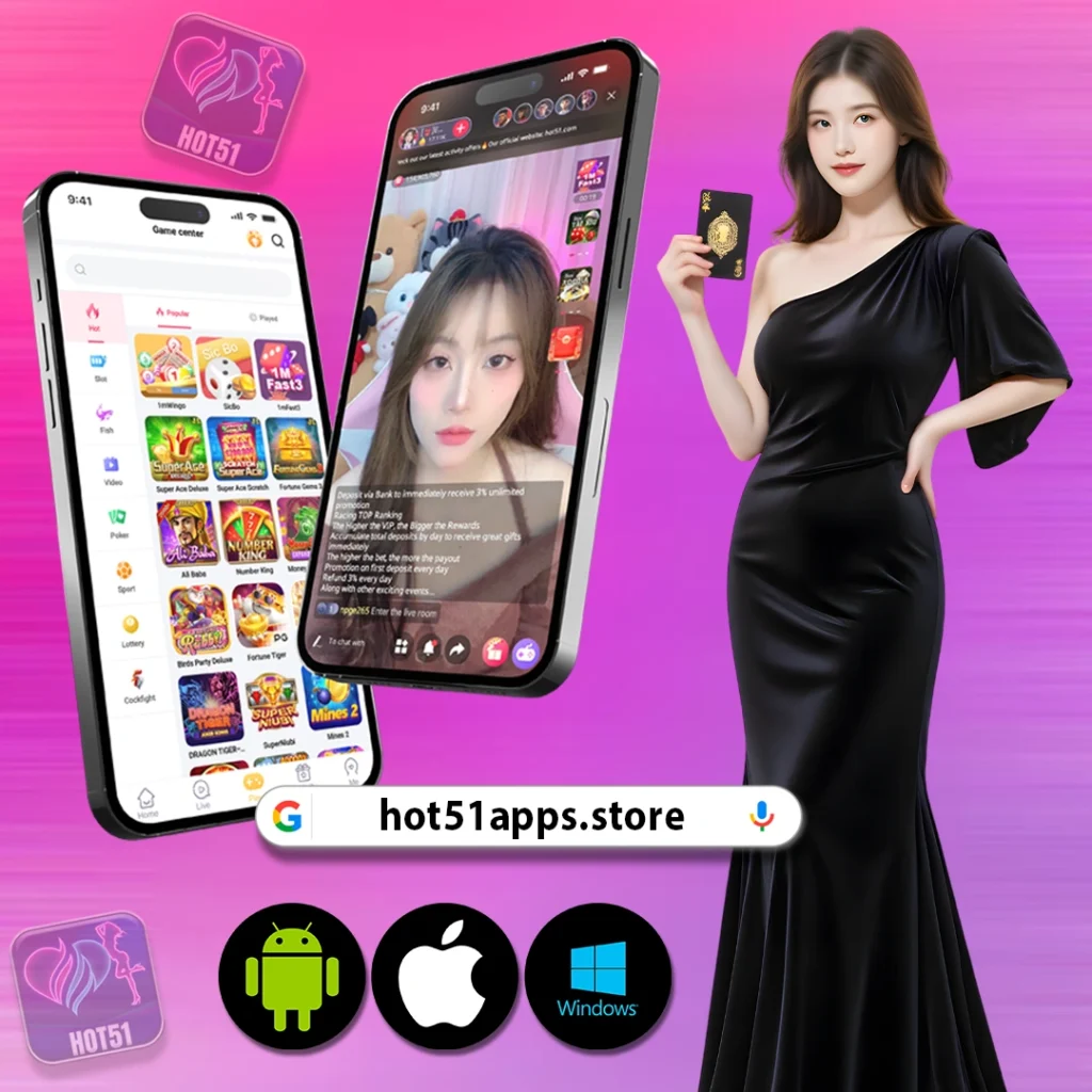 HOT51 apk mod casino and live stream