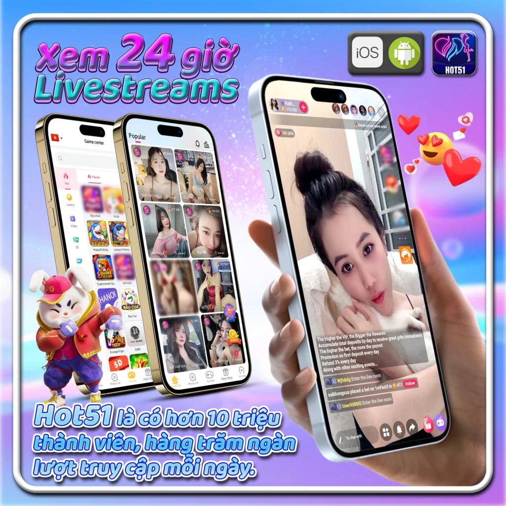 HOT51 apk mod casino and live stream game slot