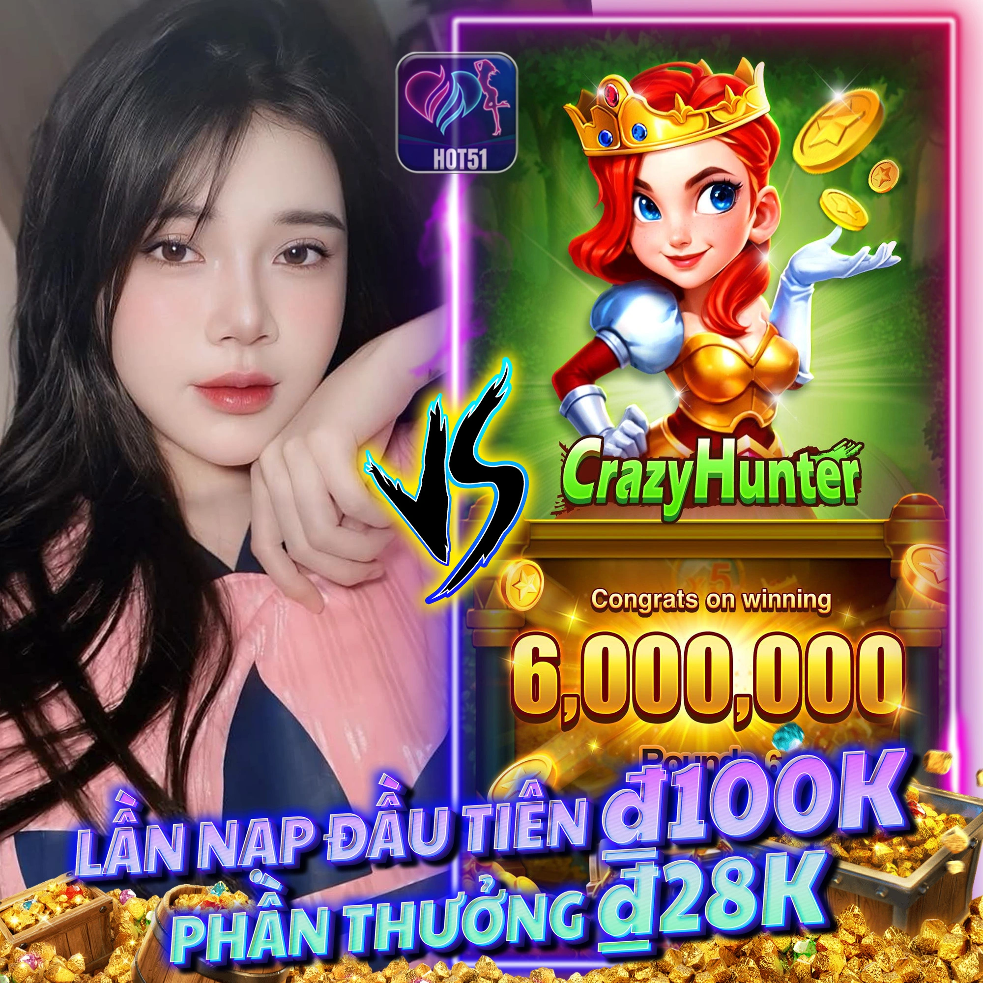 HOT51 apk mod casino and live stream game slot
